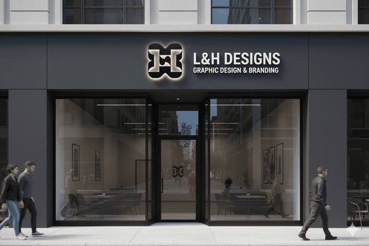 LH or SH logo