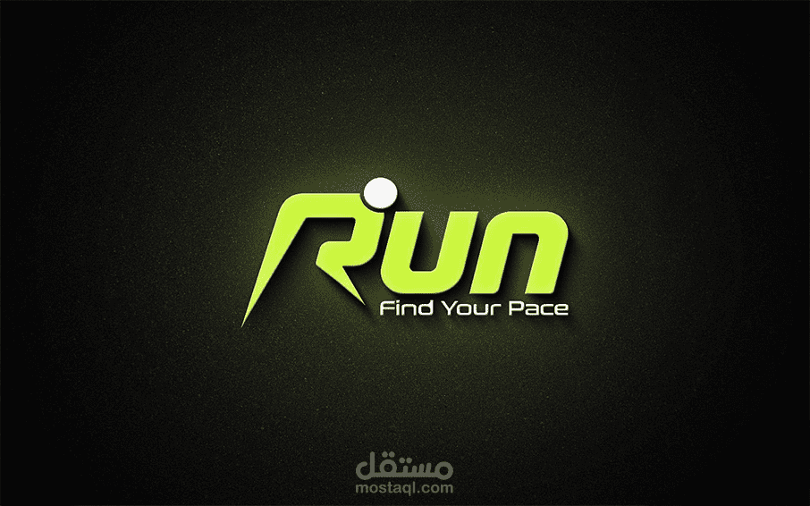 تصميم لوجو وهوية بصرية لبؤاند رياضة "Run"