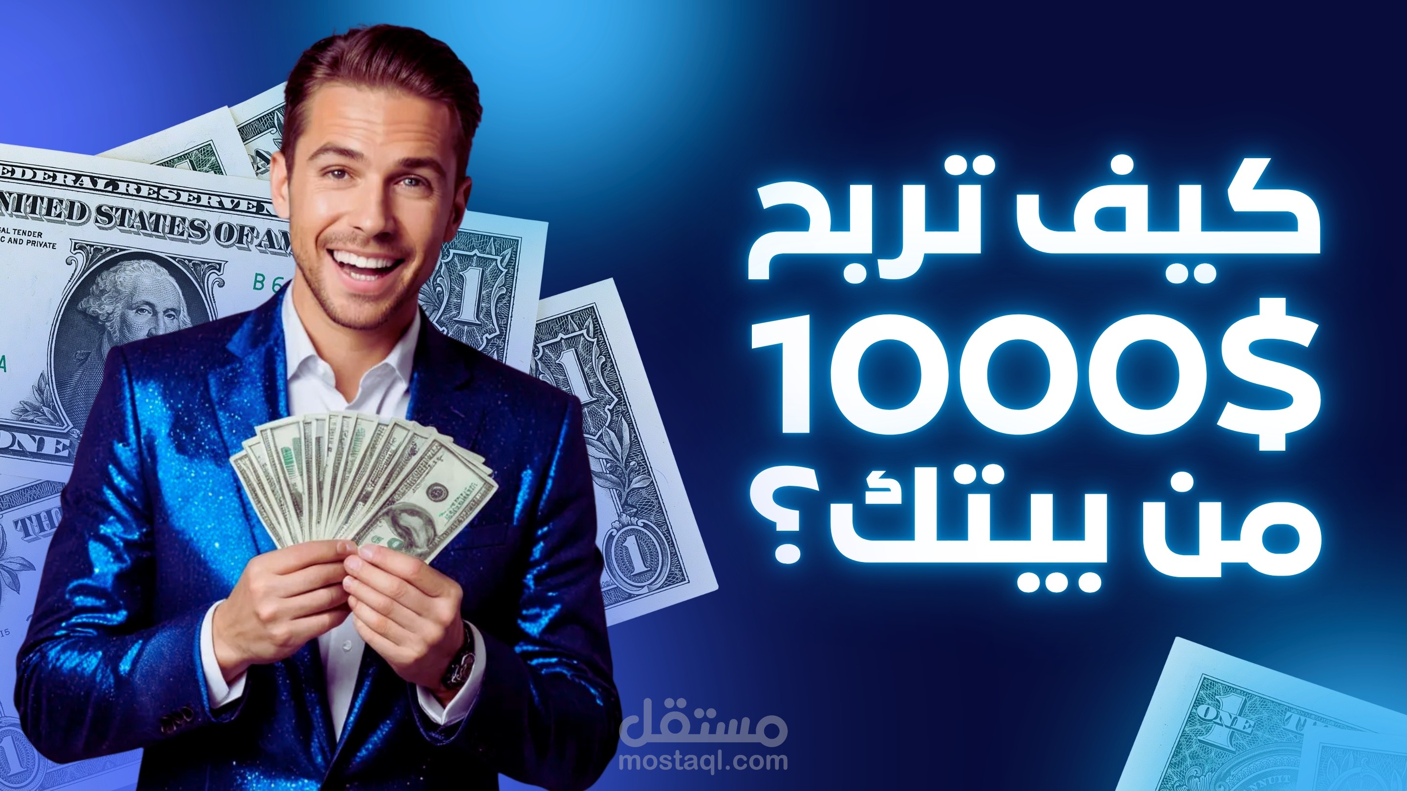 تصميم صورة احترافية مصغرة لليوتيوب بهدف الربح