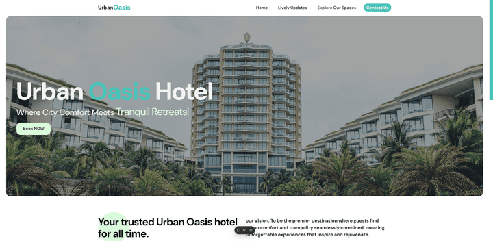 Urban Oasis Hotel