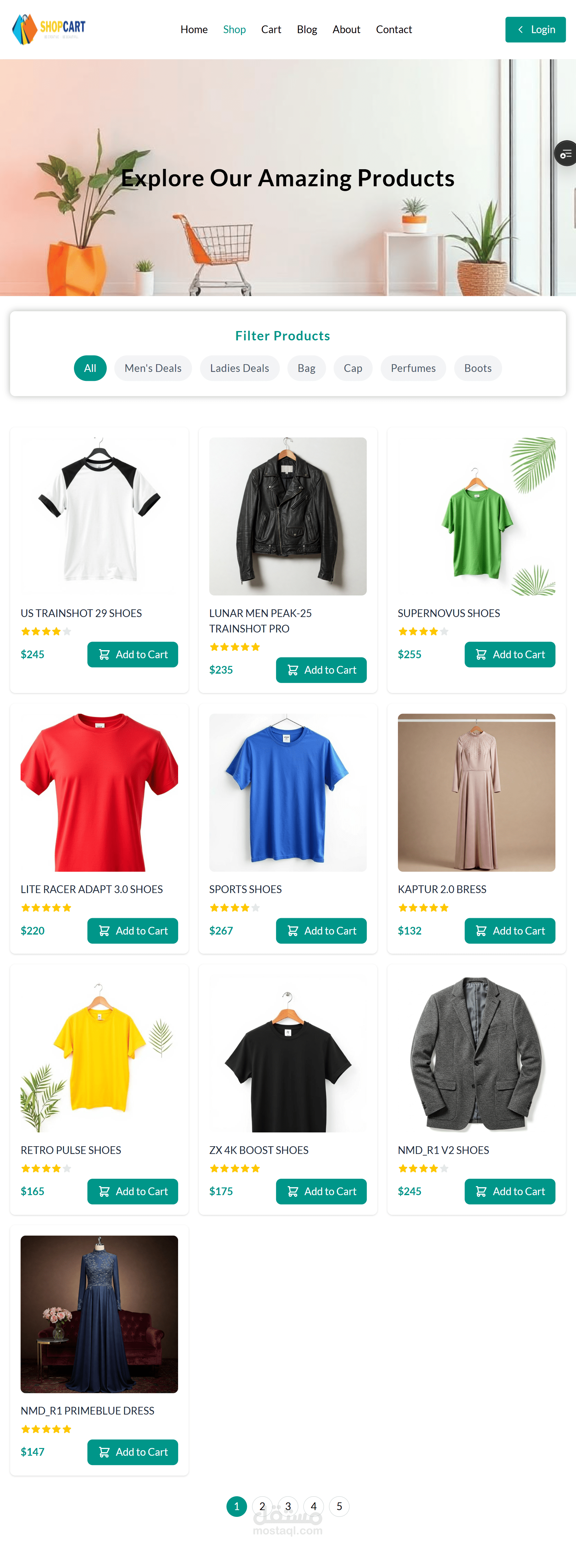 ُShopWave - منصة تجارة إلكترونية عالية الأداء