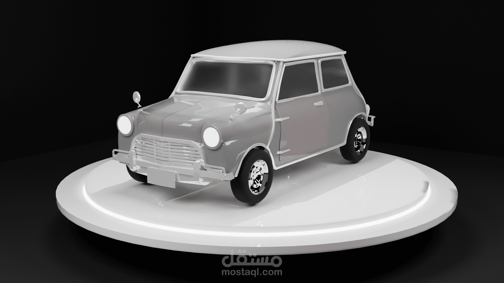 تصميم سياره Mini Cooper كلاسيكية