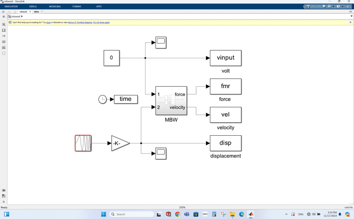 Matlab simulink model