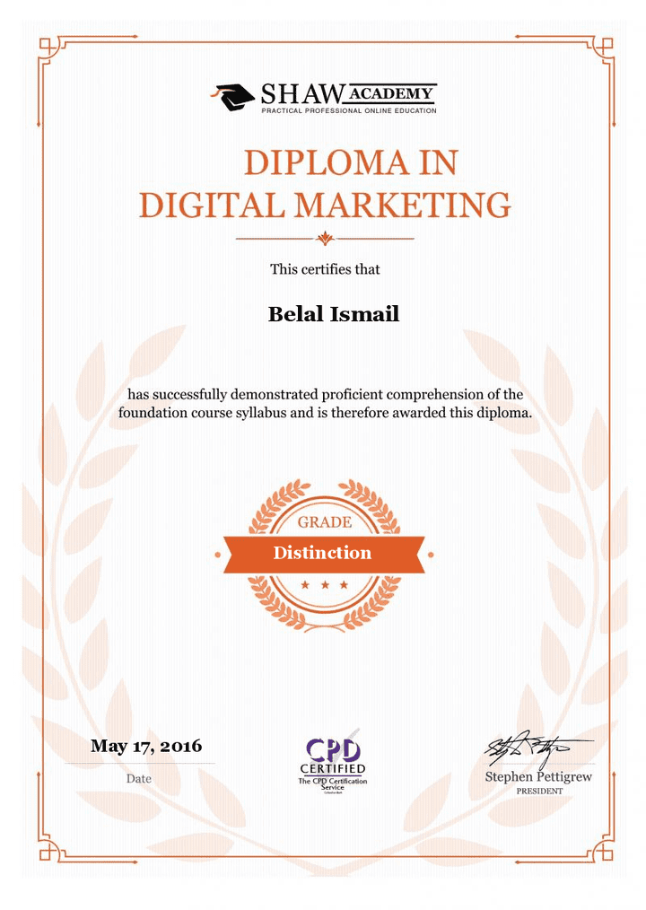 Diploma in Digital Marketing