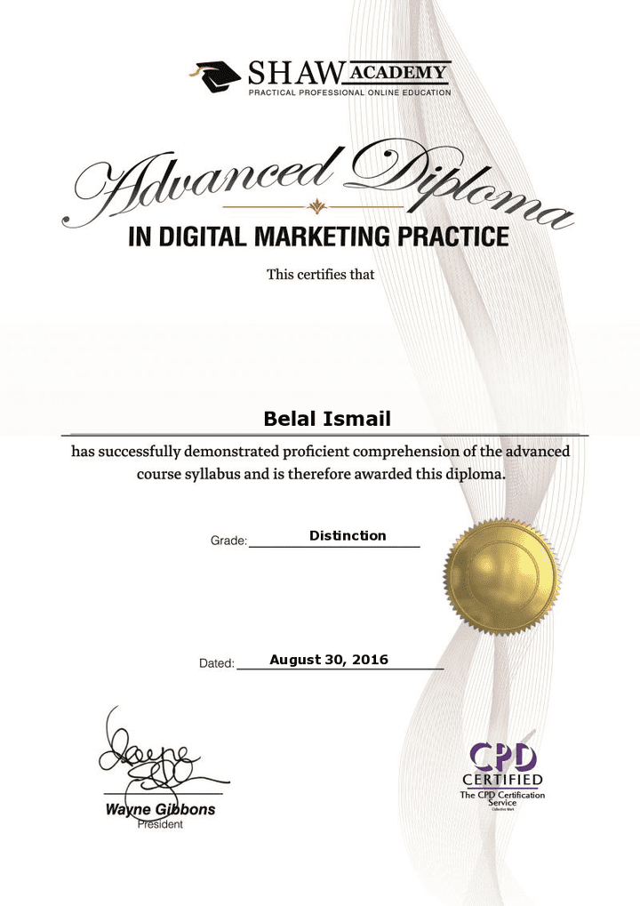 Advanced Diploma in Digital Marketing