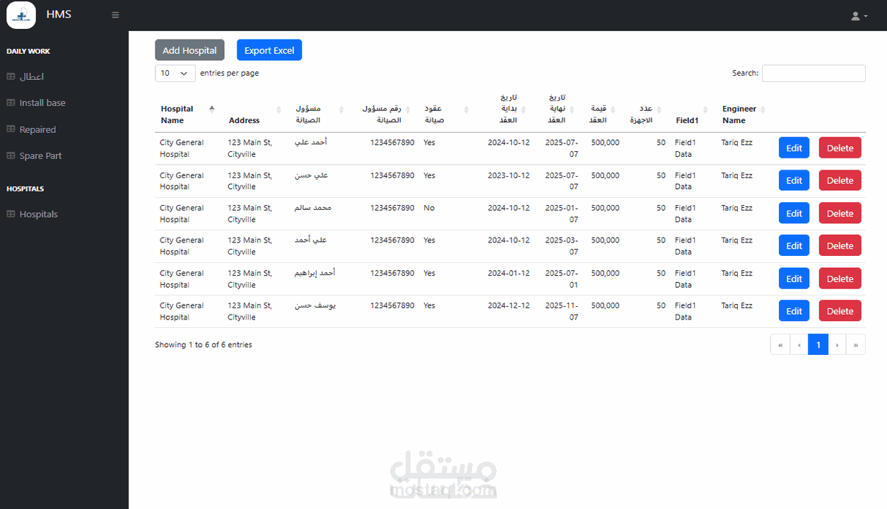 موقع إدارة المستشفيات