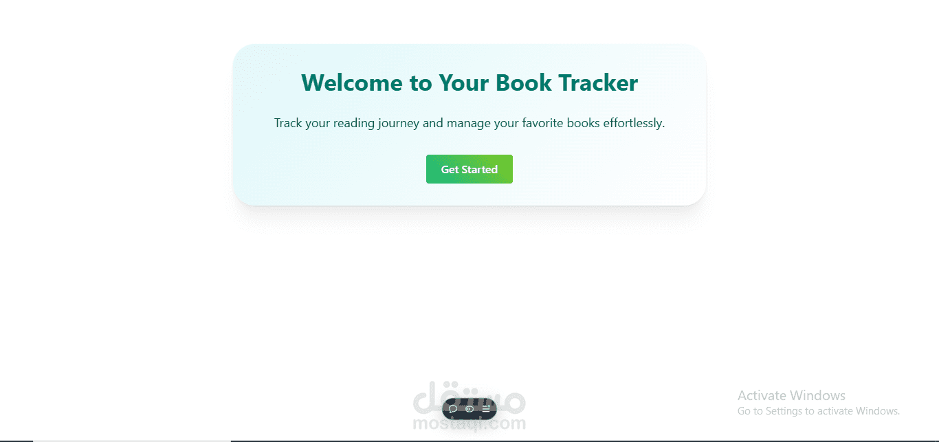 Personalized Book Tracker