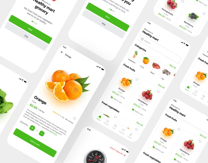 Healthy Mart - Grocery App UI Kit