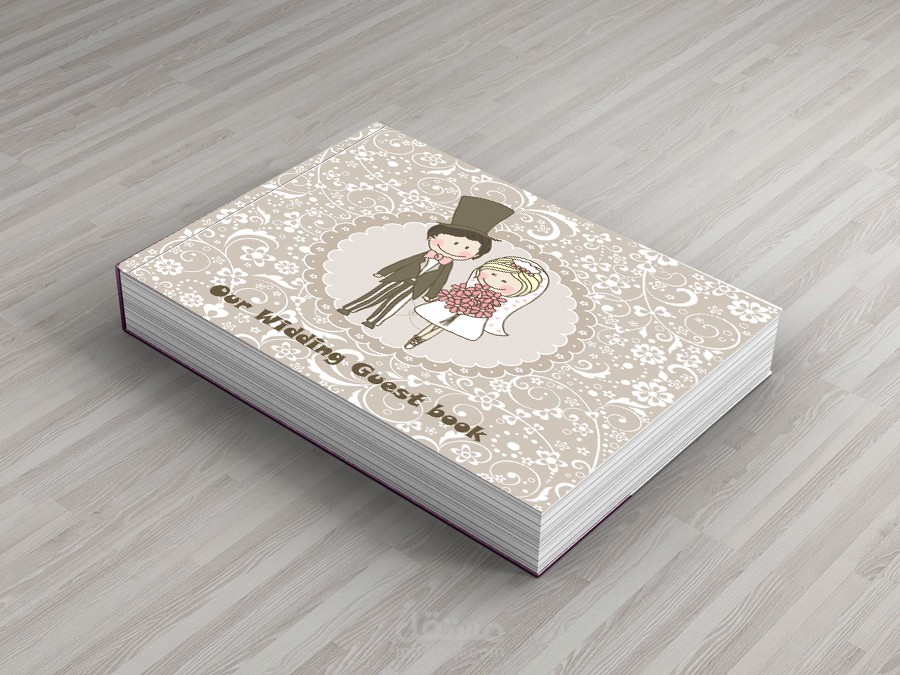 تصميم غلاف (guest book )