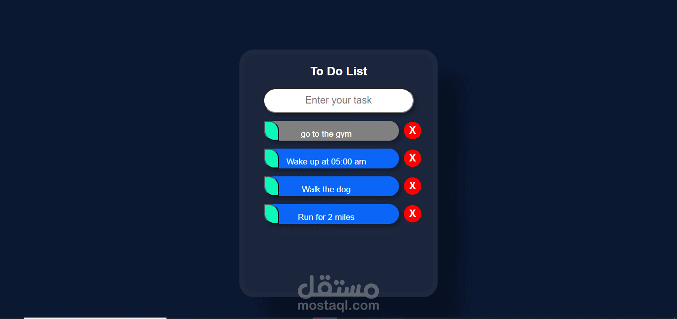 To do list