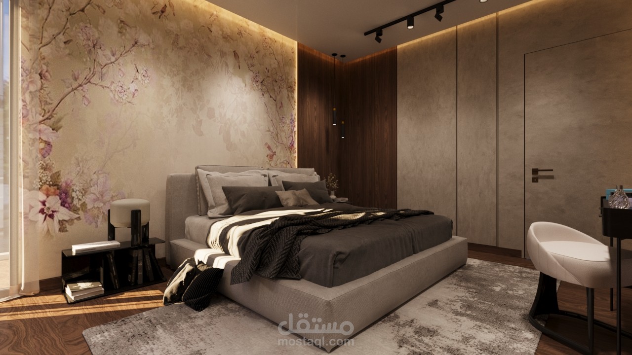 تصميم داخلى لغرفه نوم مودرن