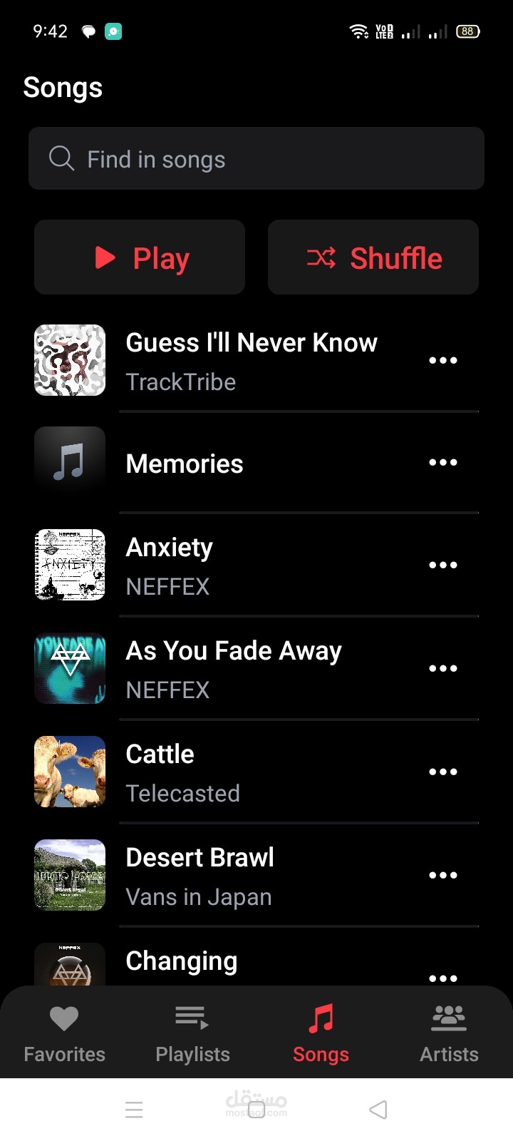 Music Player _ Mobile Application