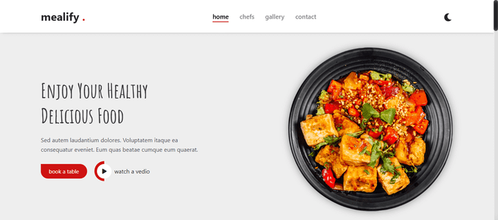 Responsive Restaurant Website