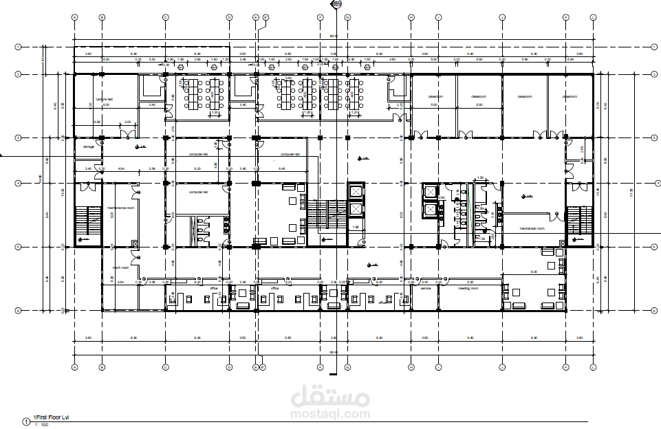 College drawings project by auto cad