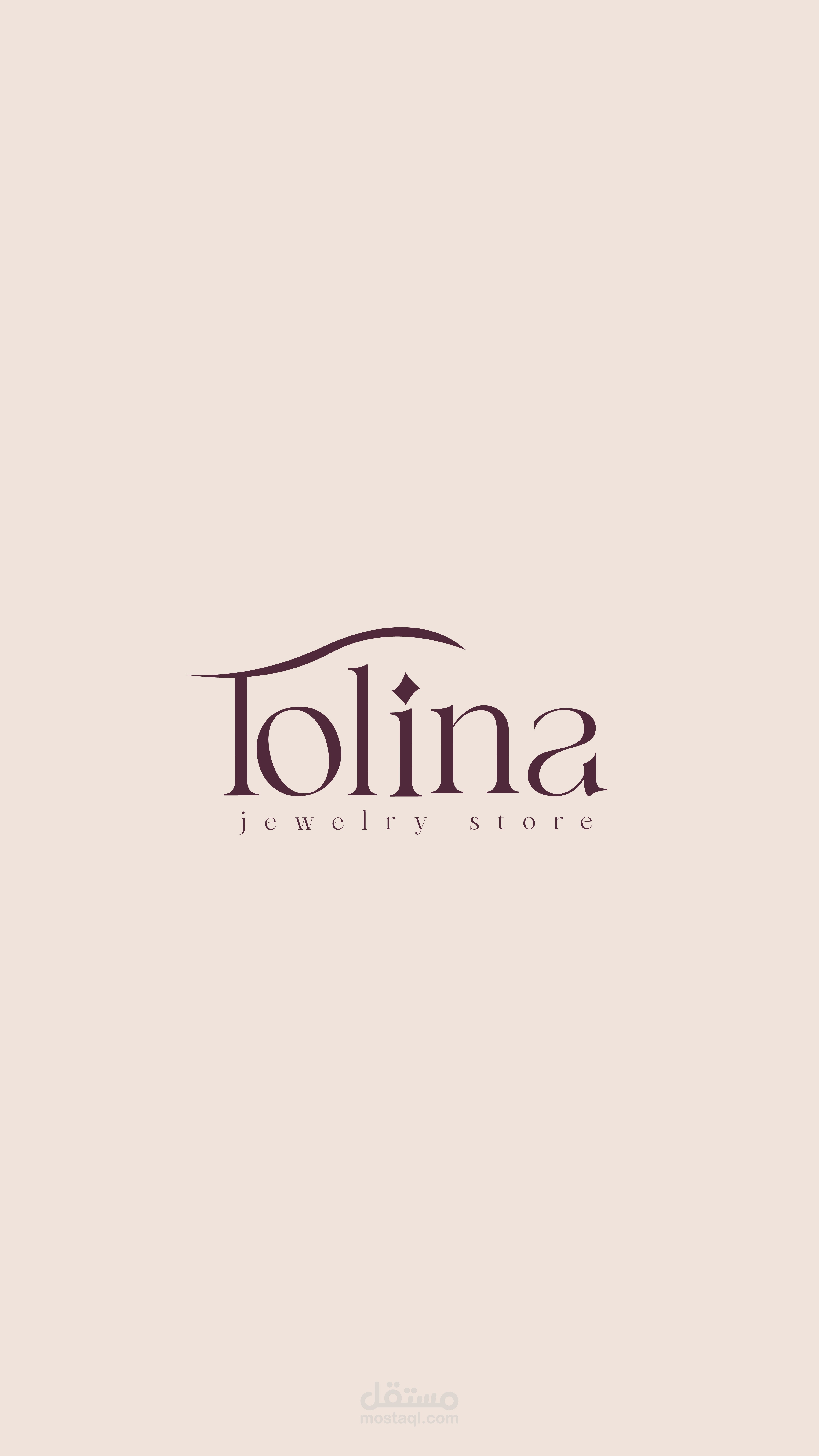 لوجو لمتجر مجوهرات (  tolina )