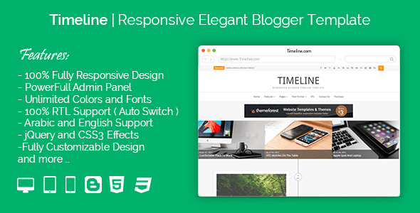 Timeline - Responsive Blogger Timeline Template | On ThemeForst