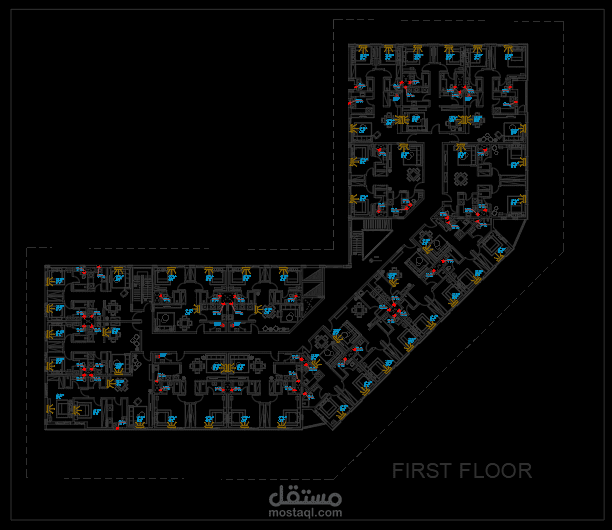 Design HVAC&plumbing systems to residential tower