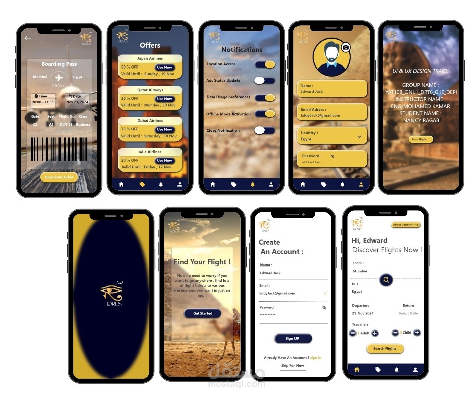 Horus Airline Mobile App