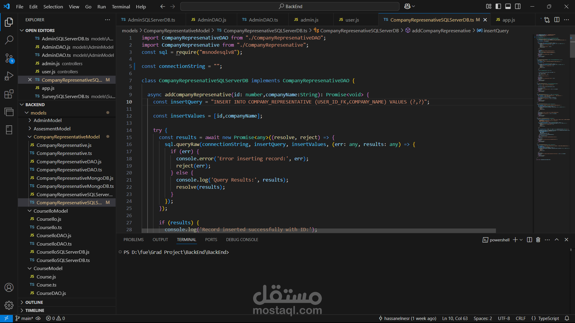 مطور Node.js