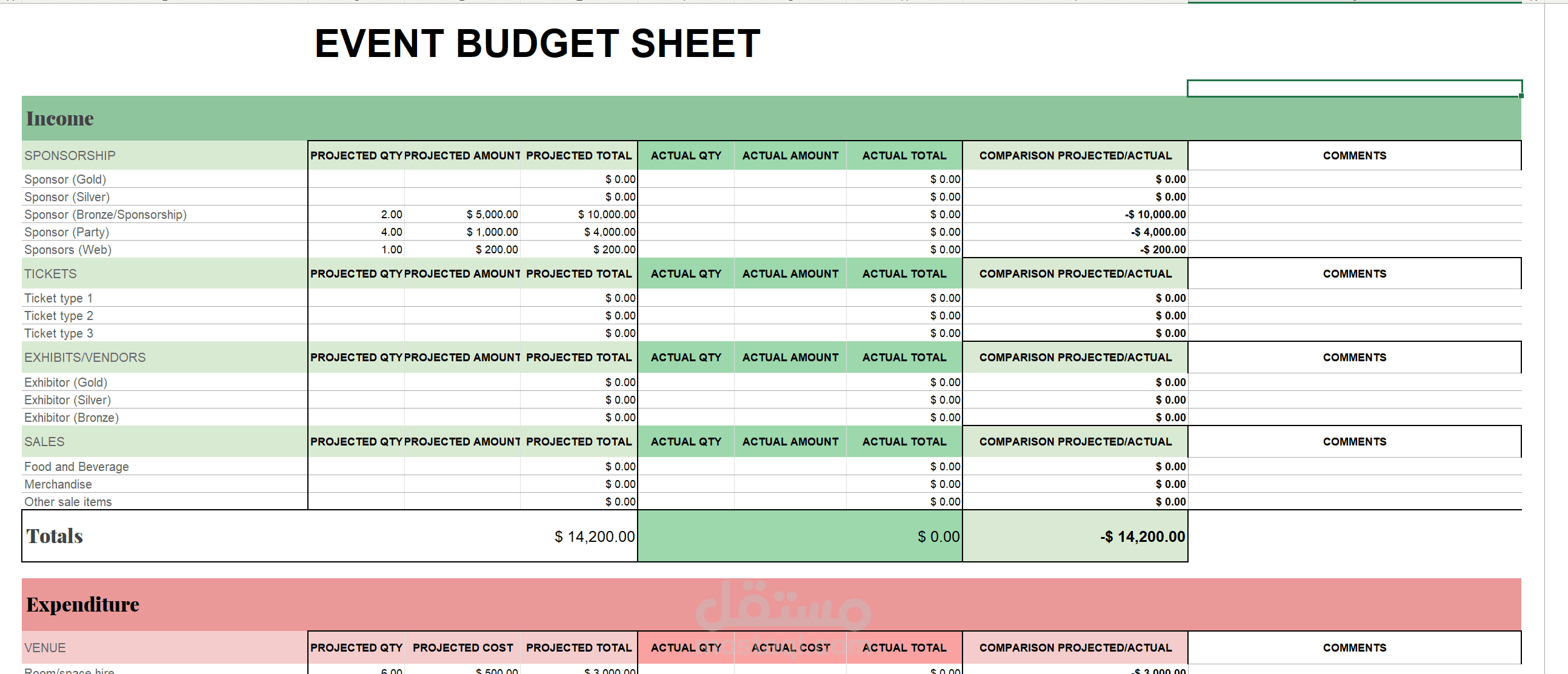 مدخل بيانات في برنامج Excel