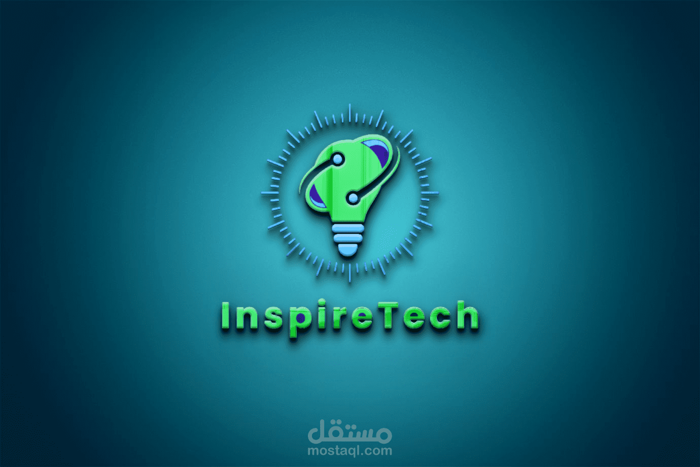 تصميم لوجو بعنوان Inspire Tech