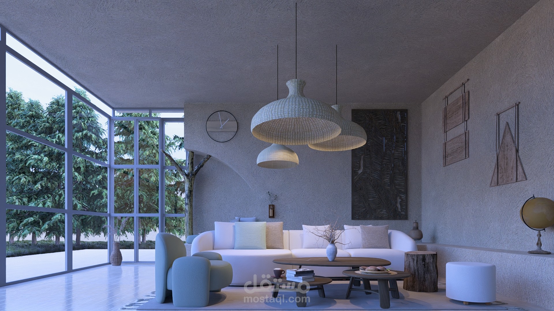 Bohemian living room design
