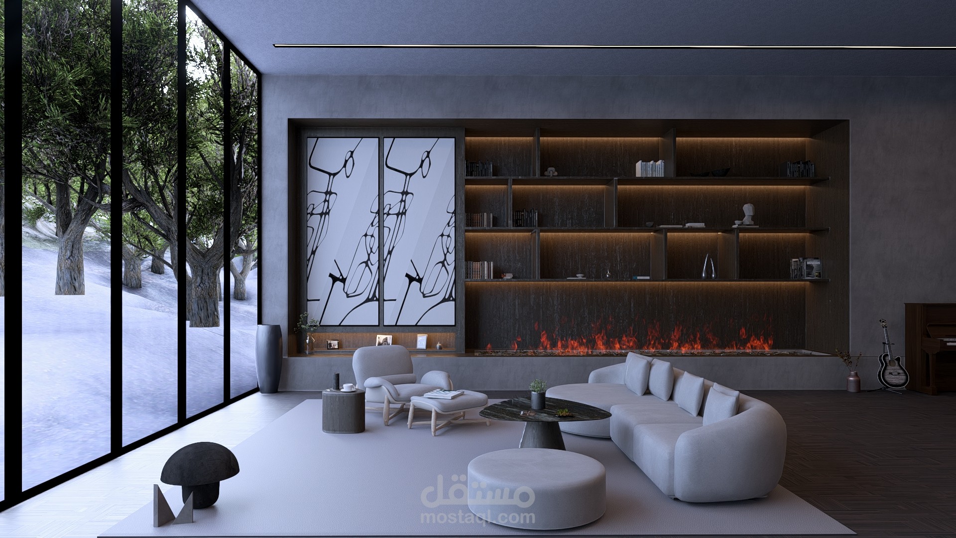 Modern living room design