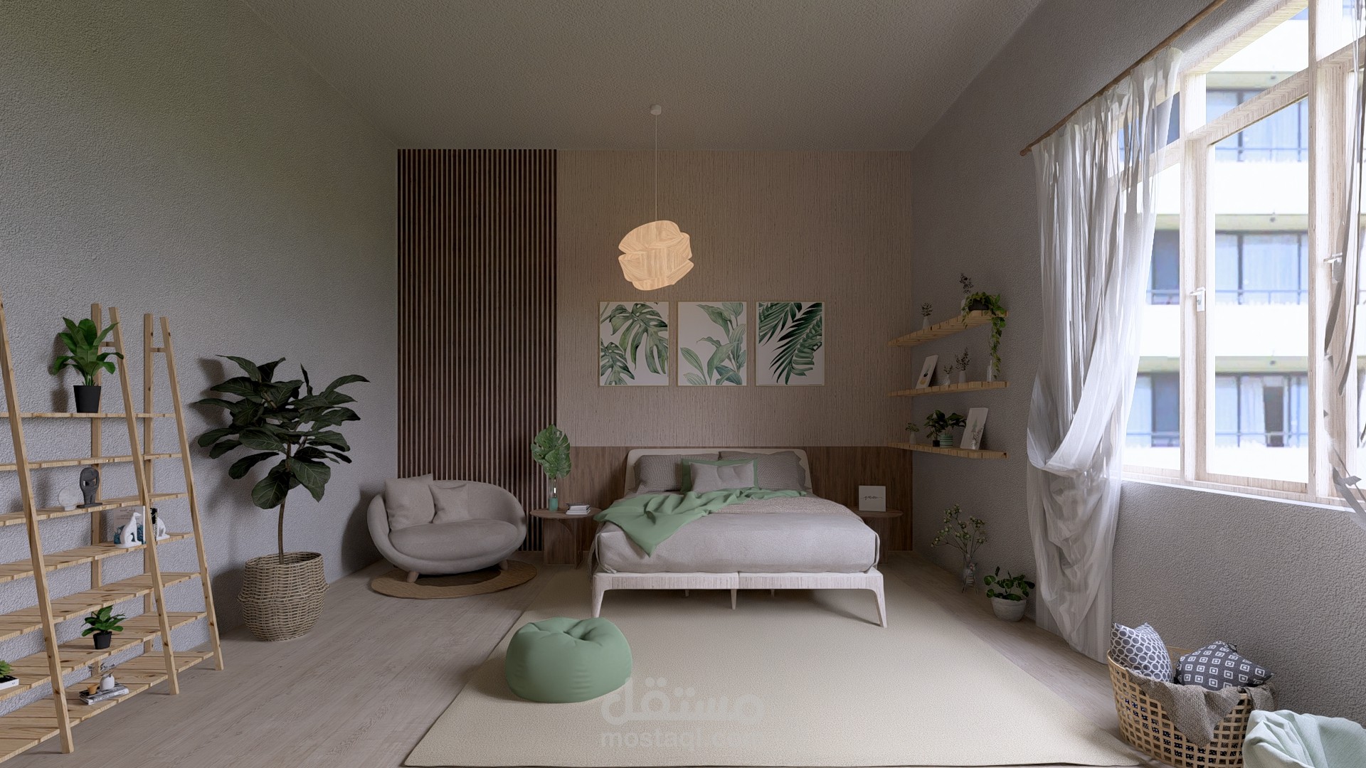 Scandinavian bedroom design
