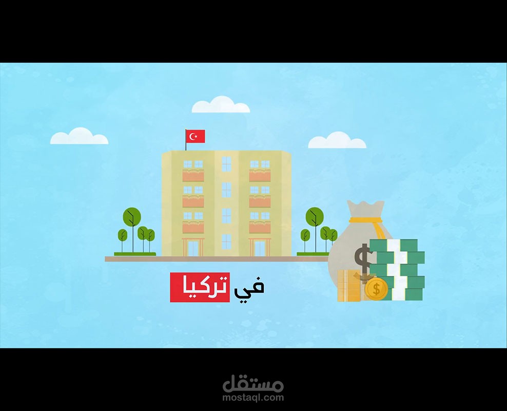 موشن جرافيك شركة عقارات