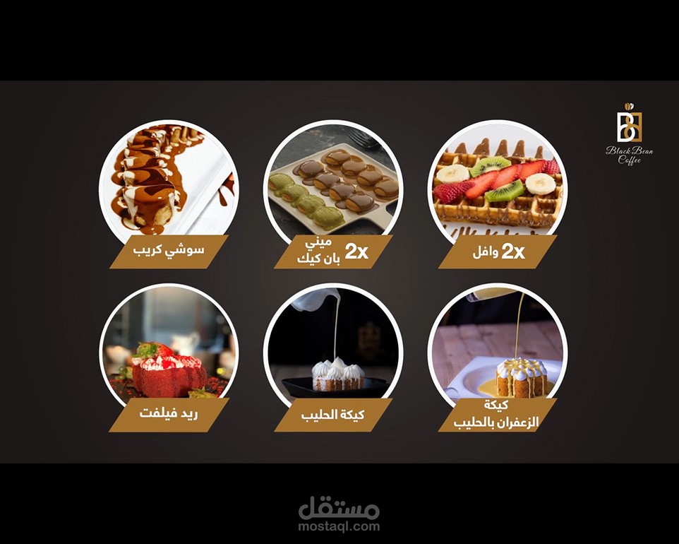 موشن جرافيك بلاك بن كافيه