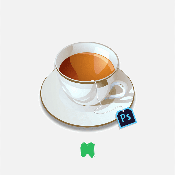 شاي فوتوشوب | photoshop tea