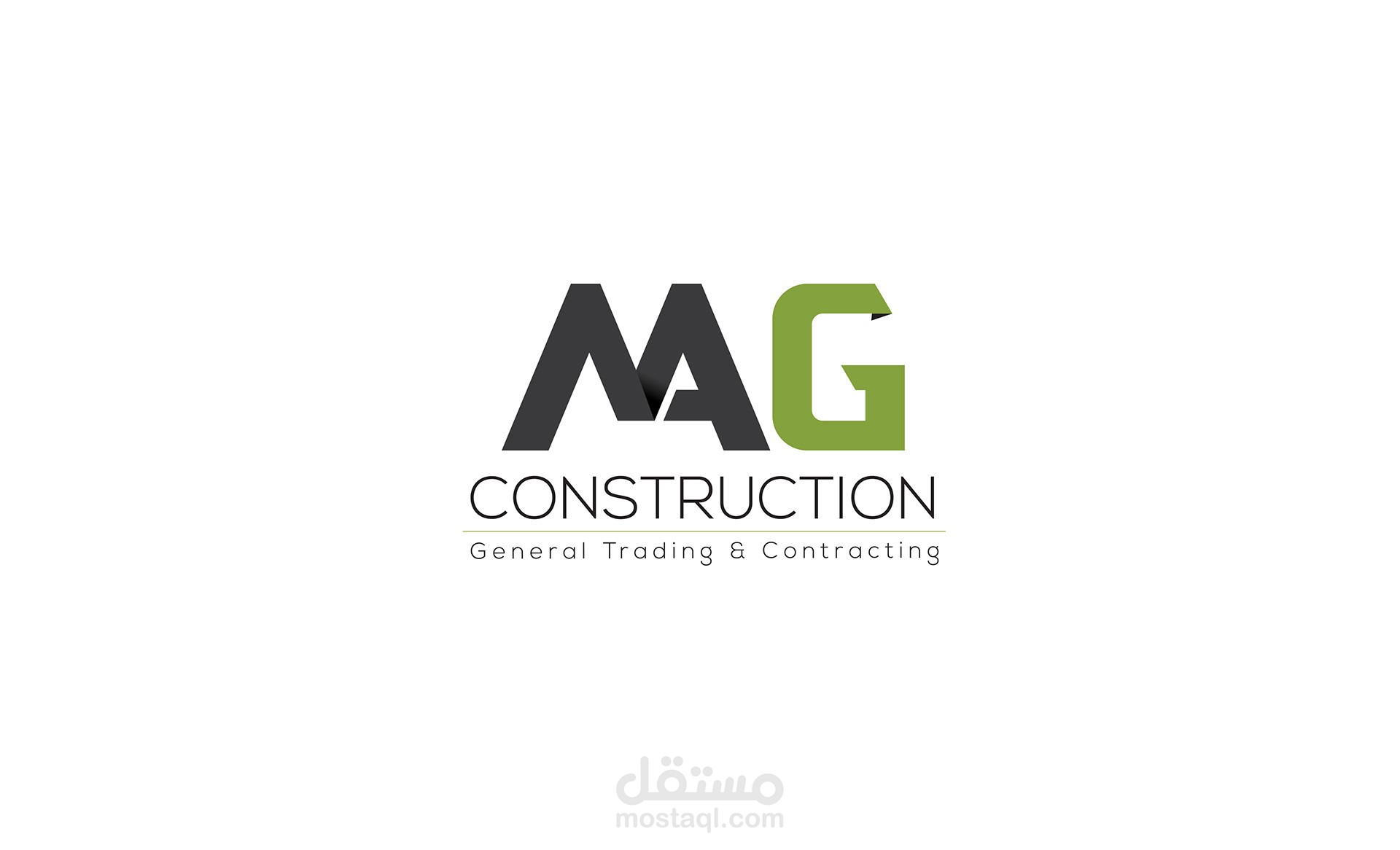 تصميم شعار لشركة MAG Construction