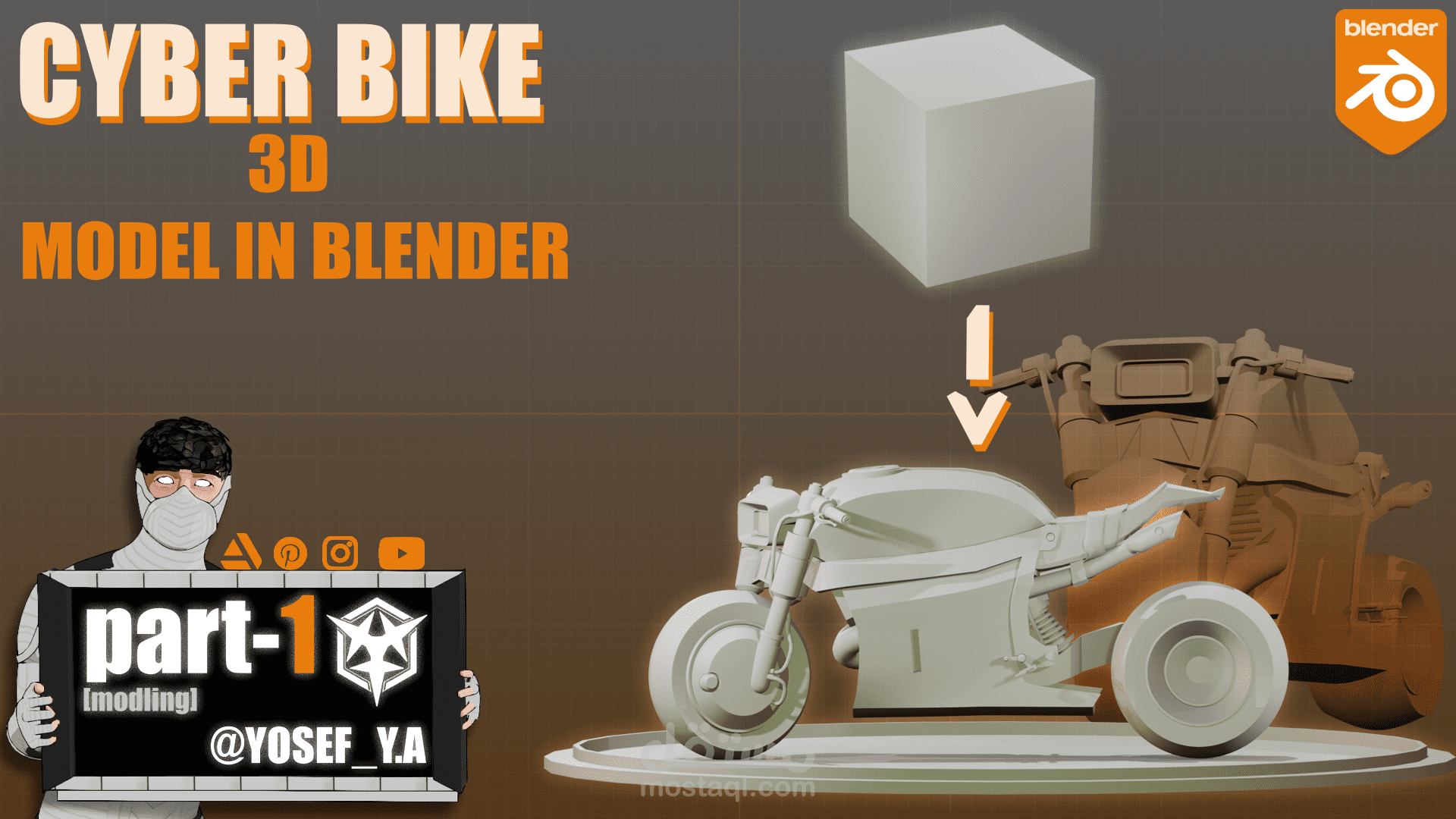 2d bike in blender