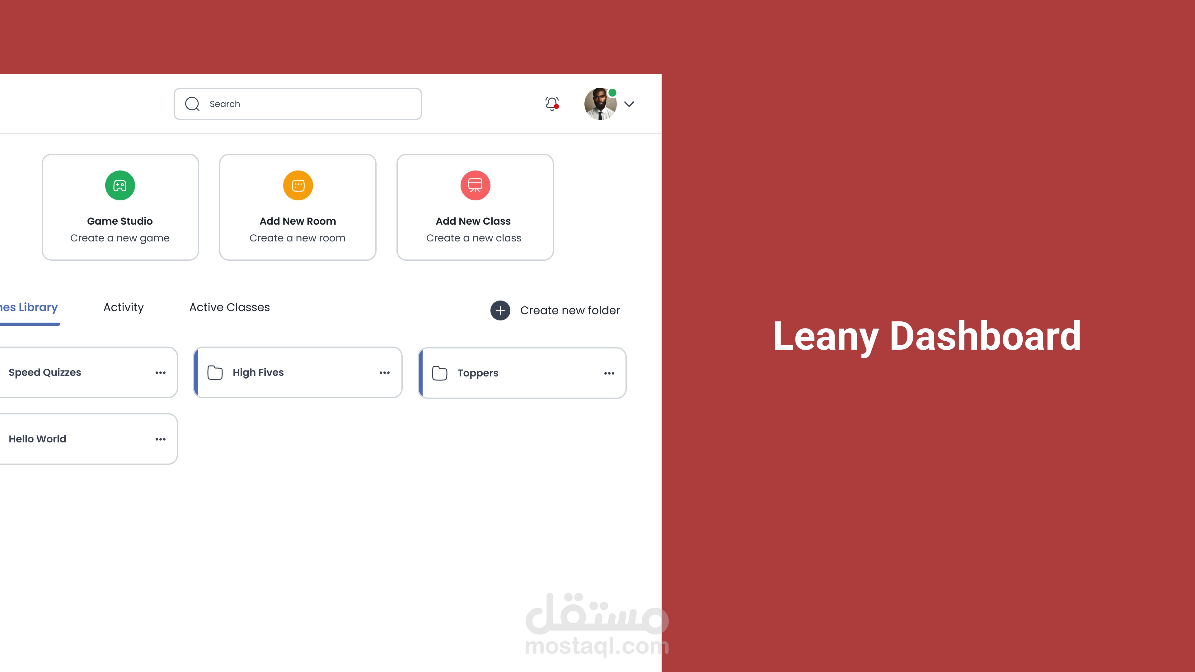 Learny Dashboard