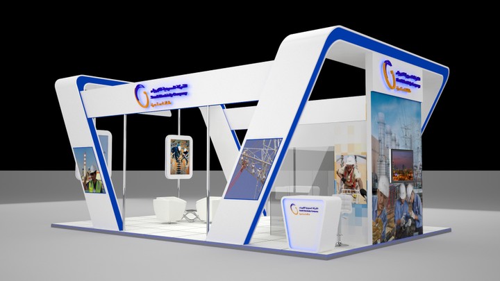 مجموعة تصاميم ستاندات معارض Exhibition Both للشركة السعودية للكهرباء