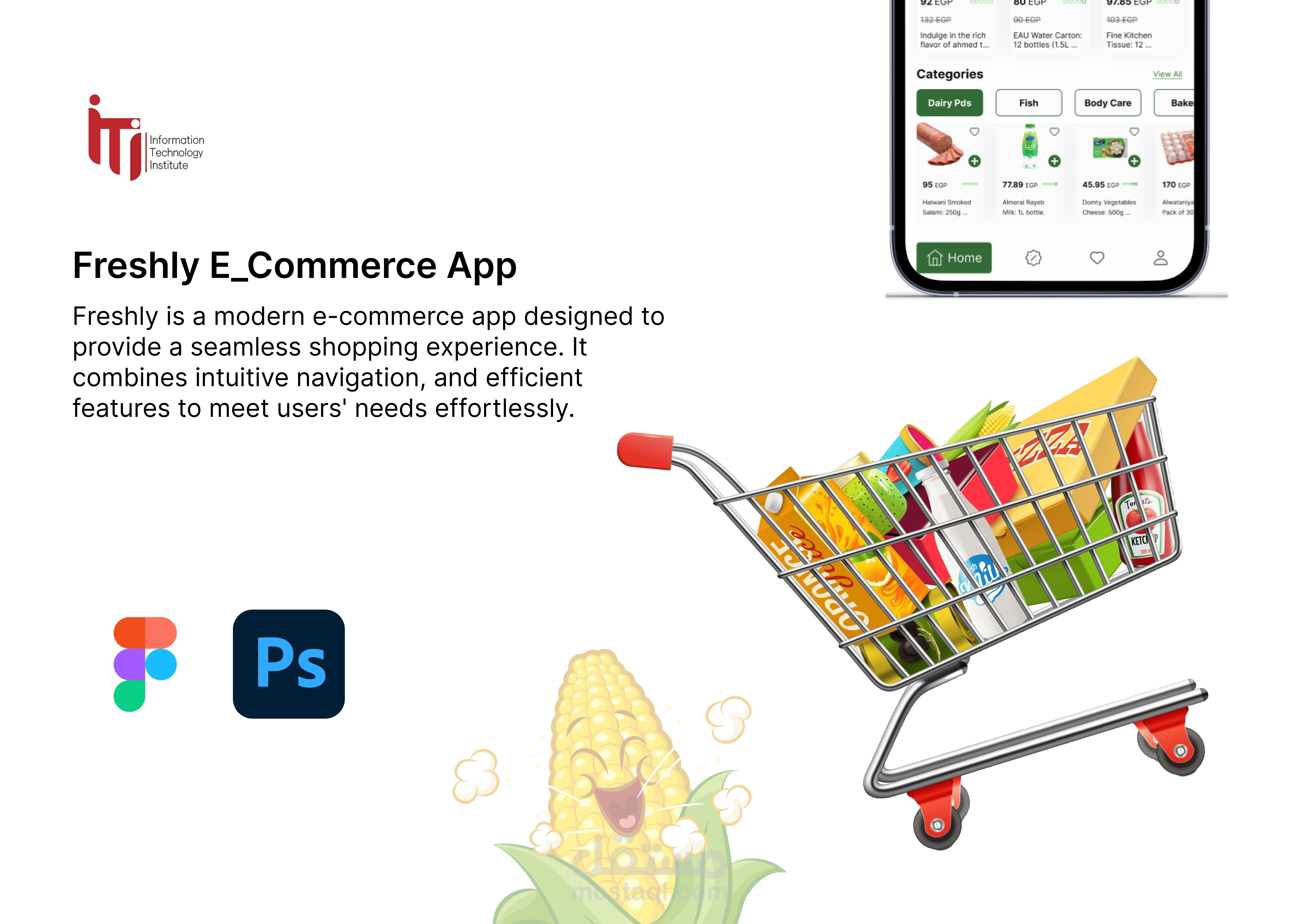 Freshly (flow of e_commerce app)