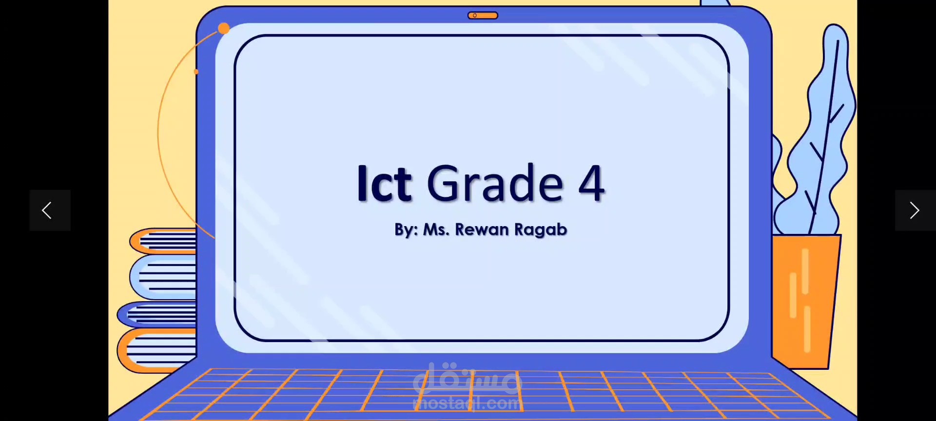 Online Teaching for ICT upper grades