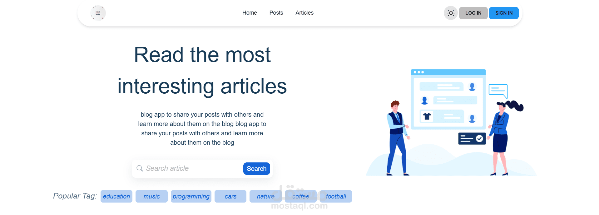 Blog app