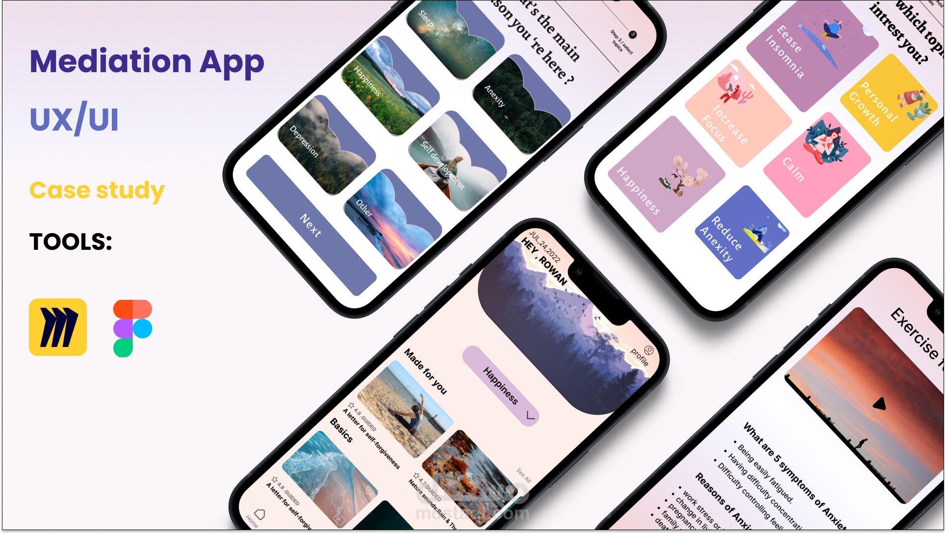 Meditation app Design