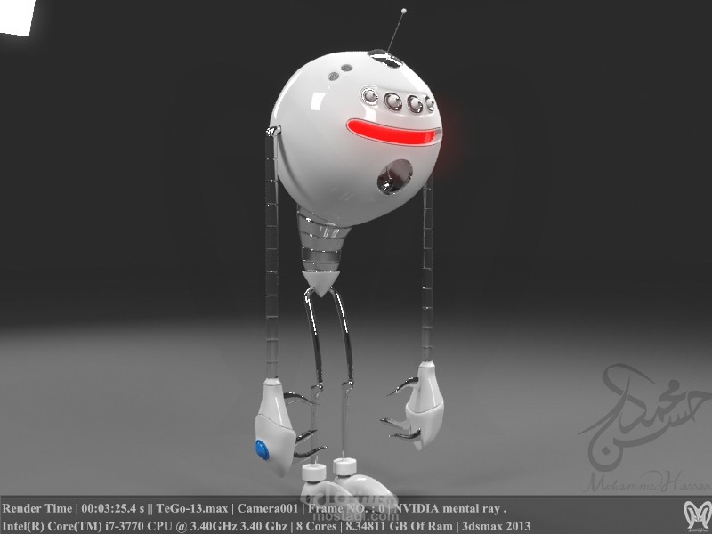 Tego-13 3D Robot Character modeling