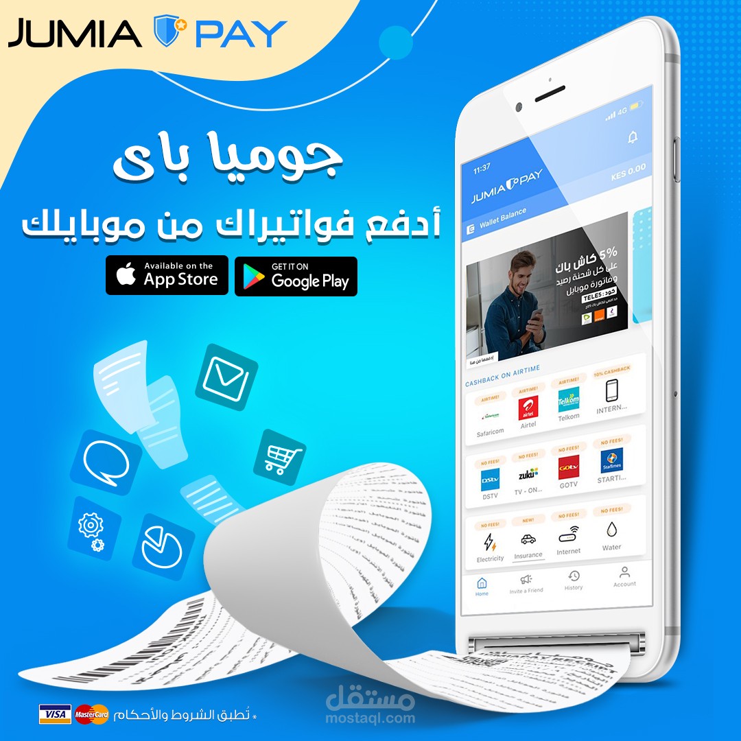 JumiaPay social media design