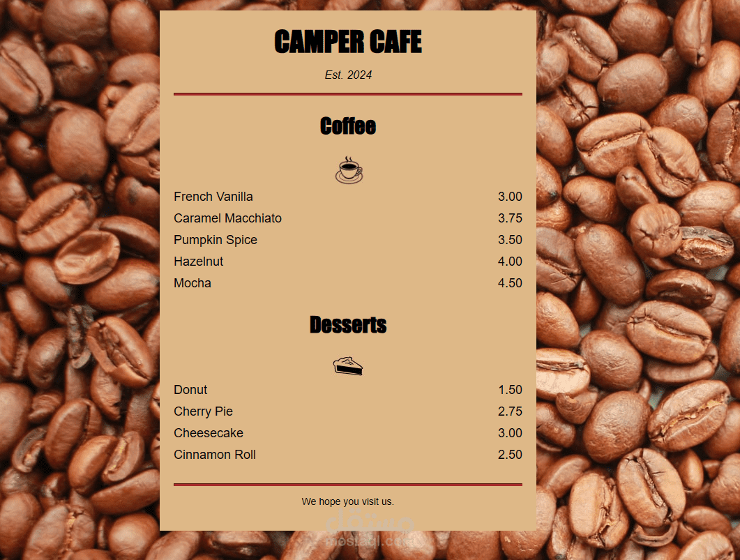 CAMPER CAFE