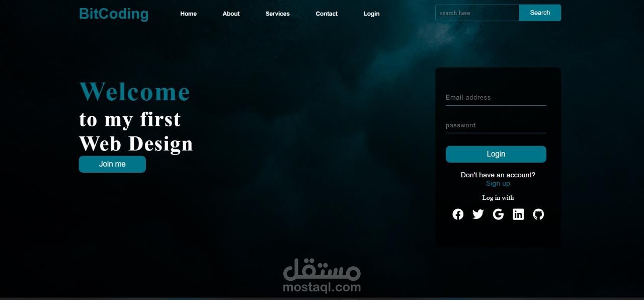 Website Design Using HTML and CSS