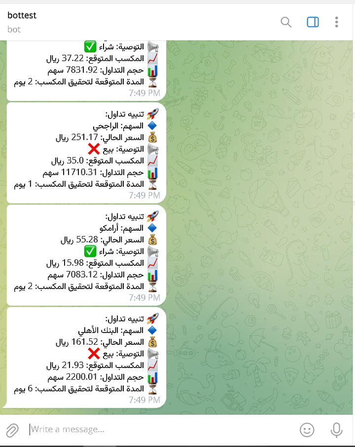 بوت تليجرام متعدد الخدمات - دراسة الجدوى والتحليل المالي