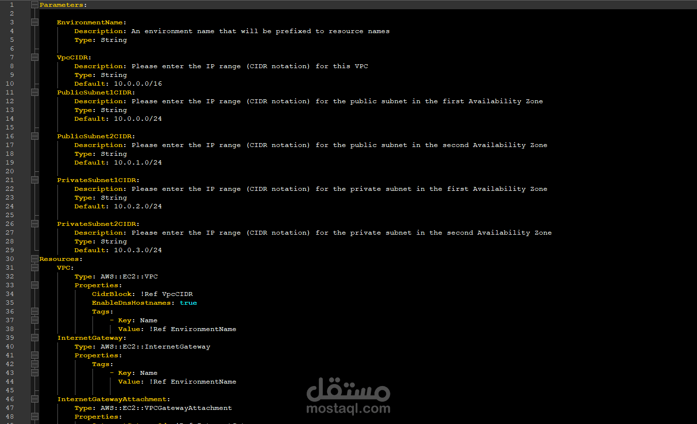 Project Parameters