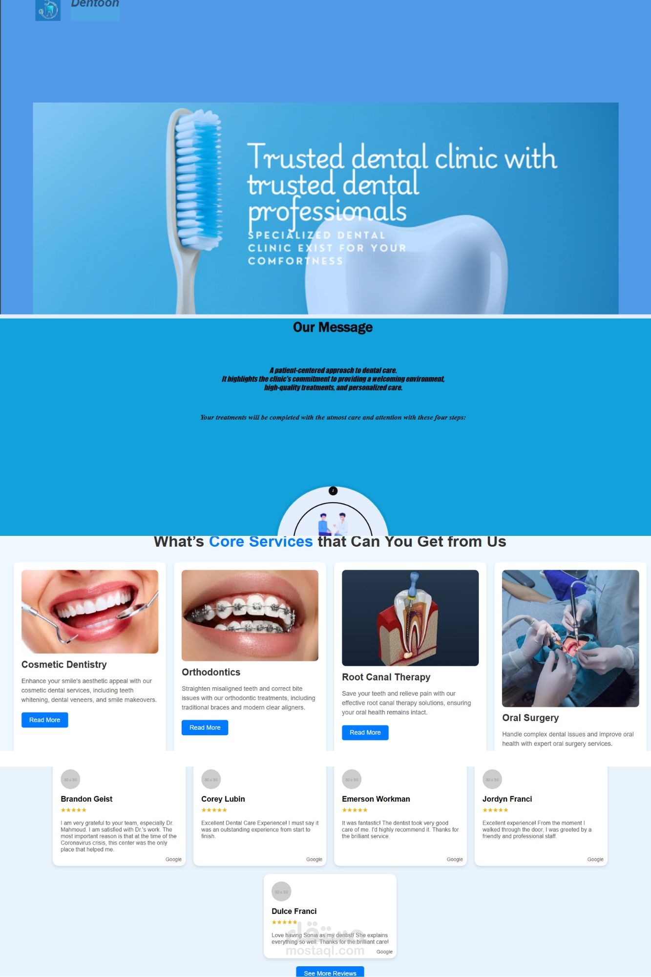 Basic dental clinic website