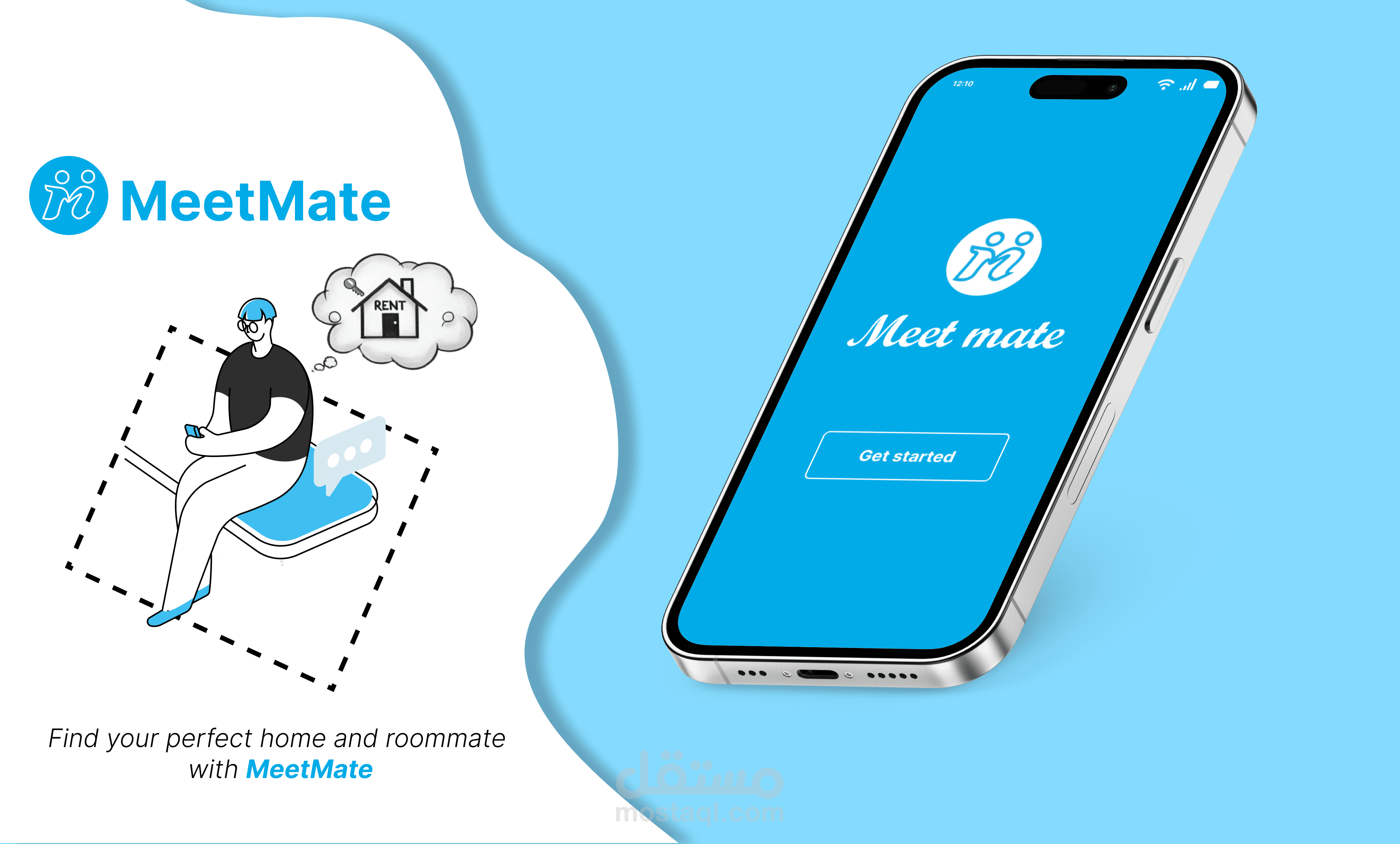 MeetMate Application Design using Figma