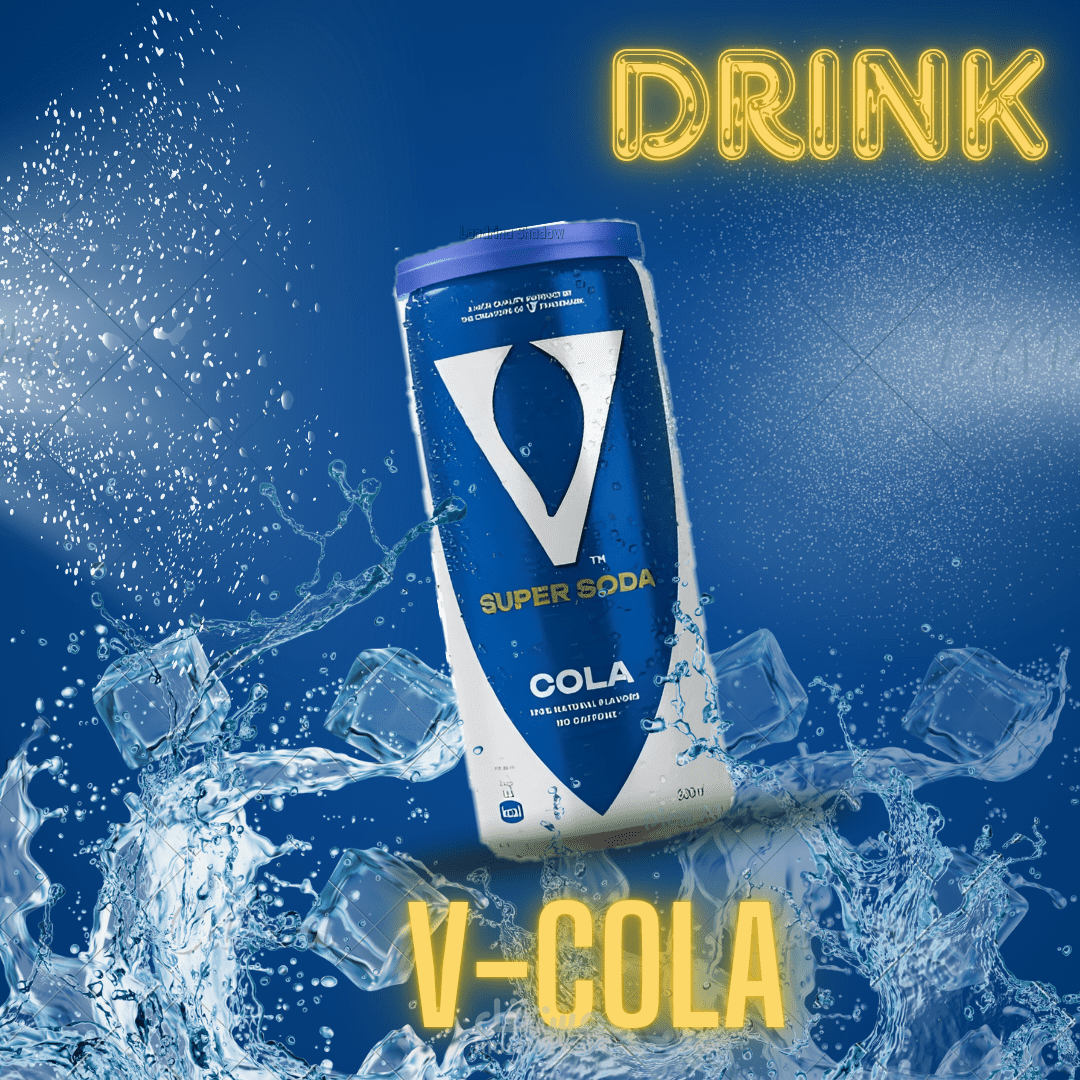 تصميم بوسترات وبانر اعلاني لمنتج شركة V cola