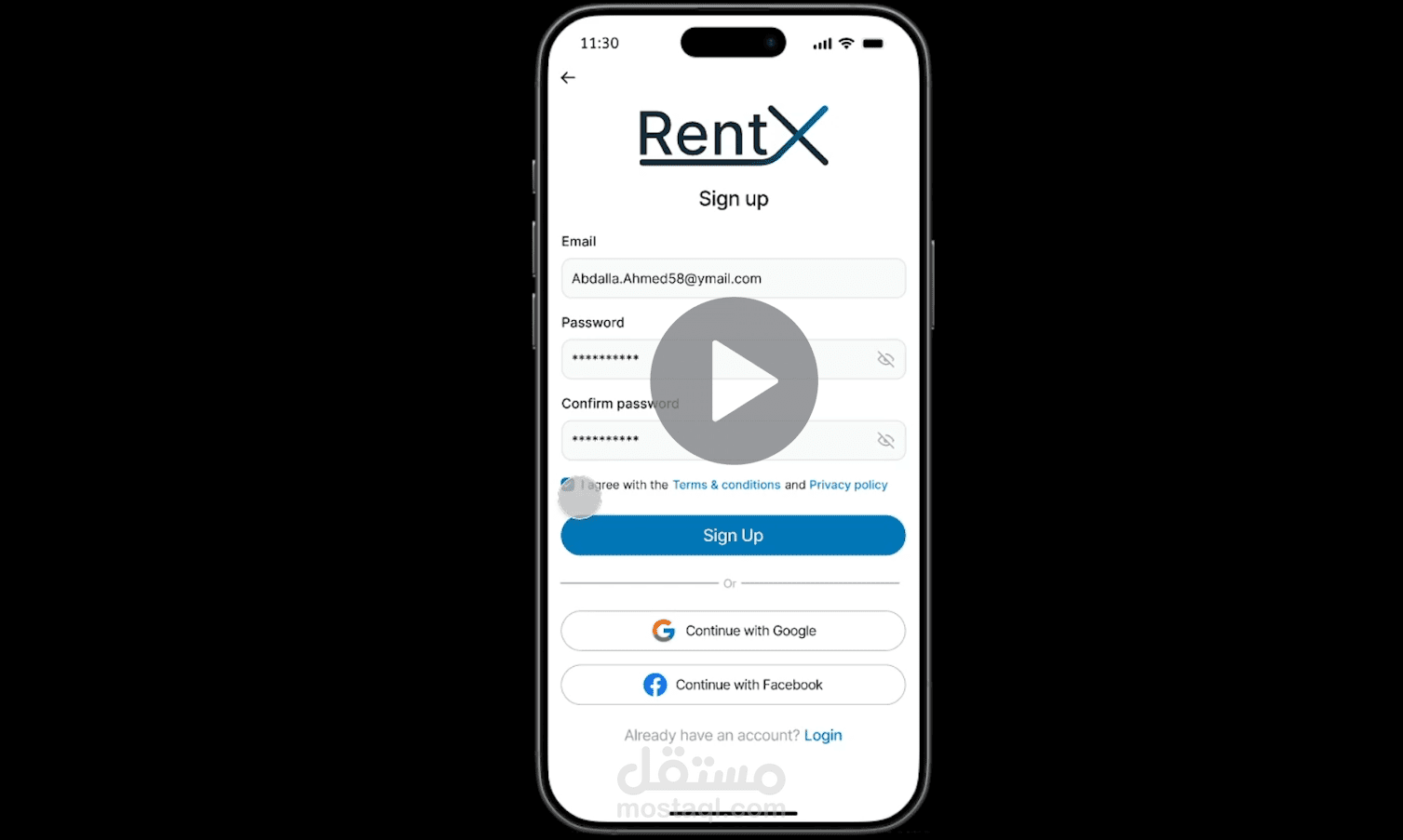 RentX Prototype