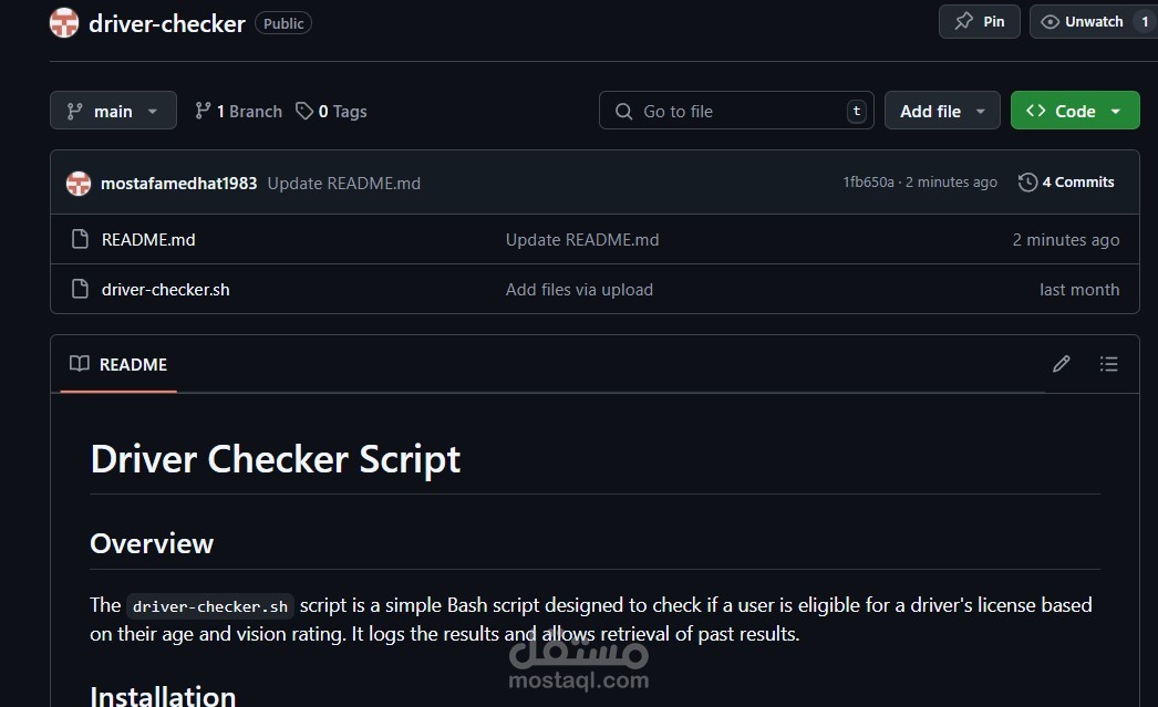 Driver Checker Script